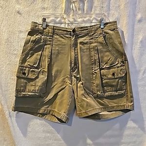Men's 36 Eddie Bauer Tan Cargo Shorts